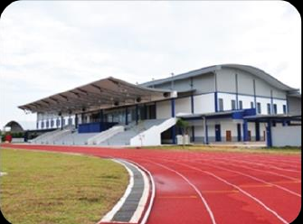 Completed running track and sports facility